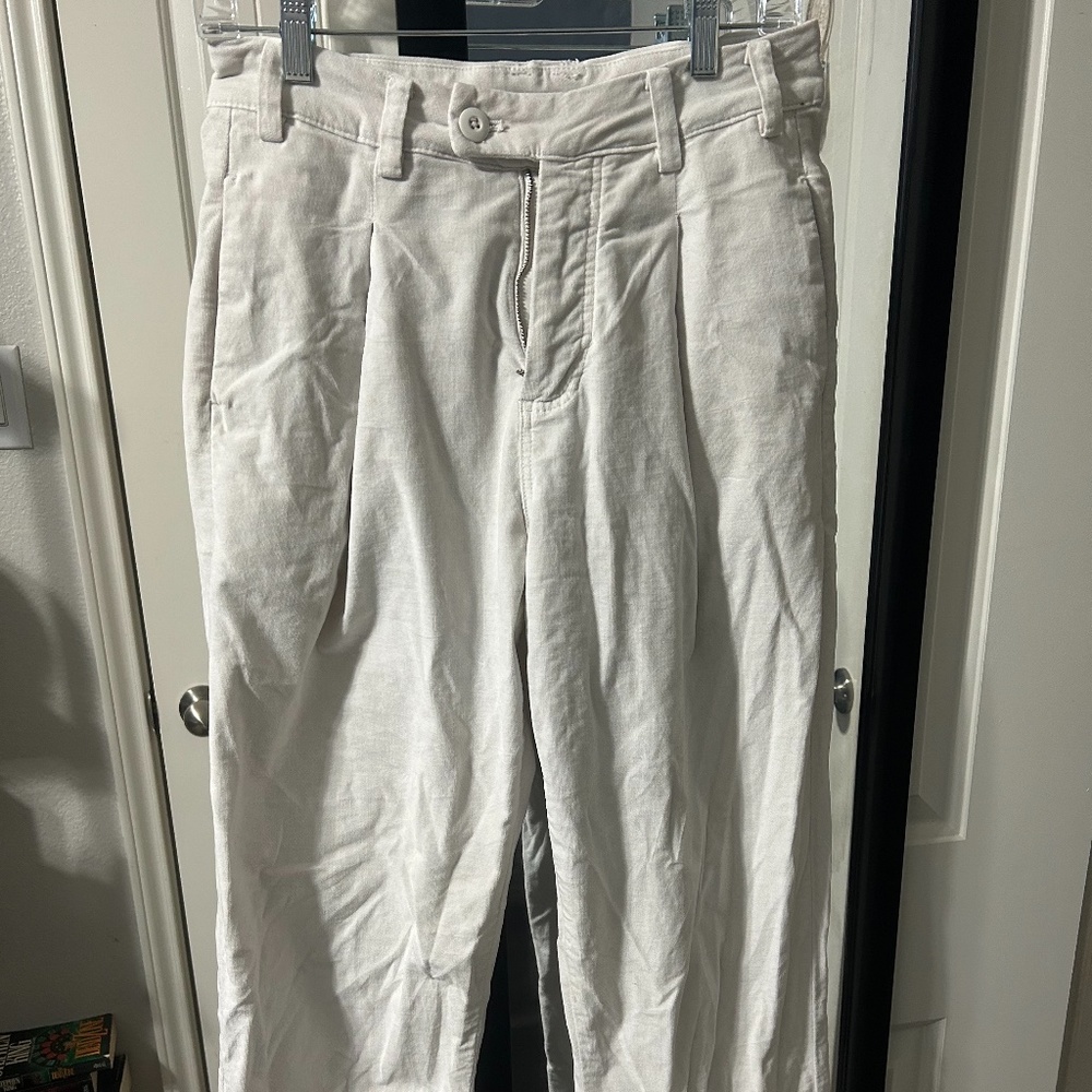 Free People Needed Breaking Corded Trousers - Size 0 - Worn Once